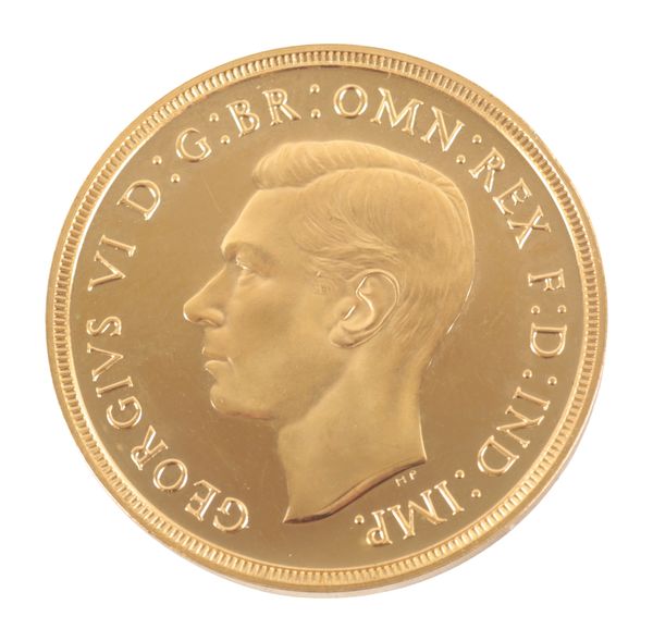 A 1937 GEORGE VI DOUBLE SOVEREIGN