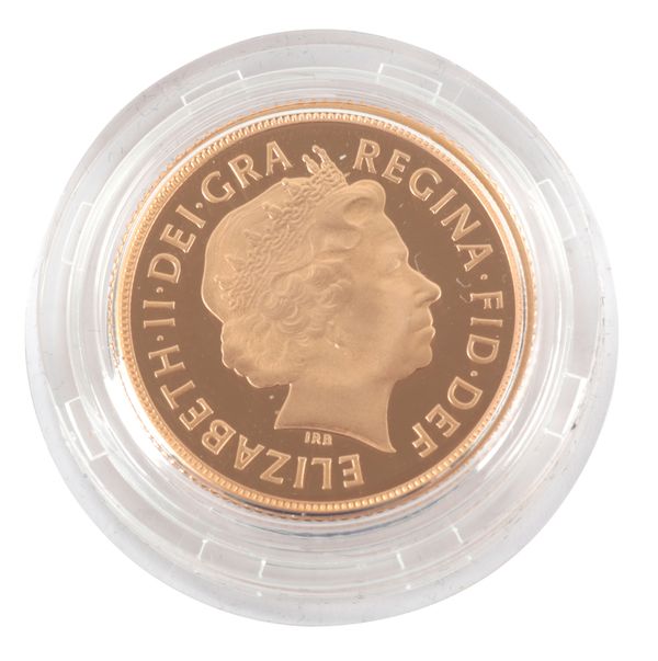 THE ROYAL MINT: A 2013 "60TH ANNIVERSARY OF THE QUEEN'S CORONATION "GOLD PROOF SOVEREIGN SET