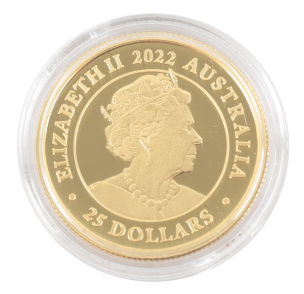 THE PERTH MINT: A 2022 QUEEN ELIZABETH II AUSTRALIAN GOLD SOVEREIGN