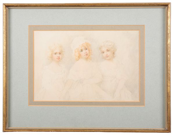 ATTRIBUTED TO WILLIAM REDMORE BIGG (1755-1828) Portrait of three girls