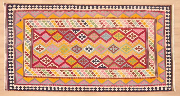 A SOUTH WEST PERSIAN QASHGAI KILIM