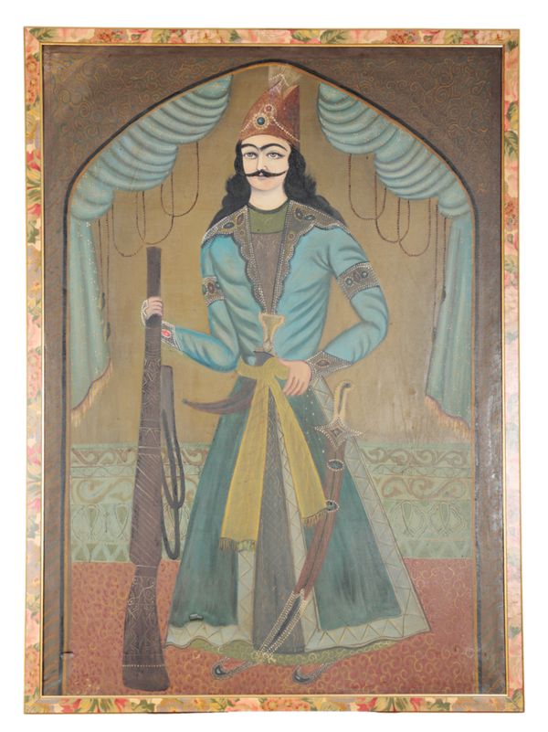 INDIAN SCHOOL Portrait of a Mughal emperor