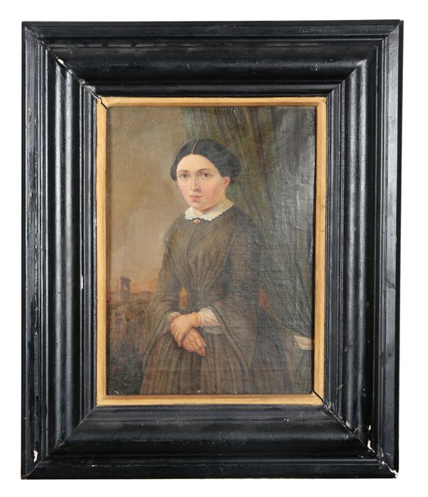 NAIVE SCHOOL, 19TH CENTURY Portrait of a lady