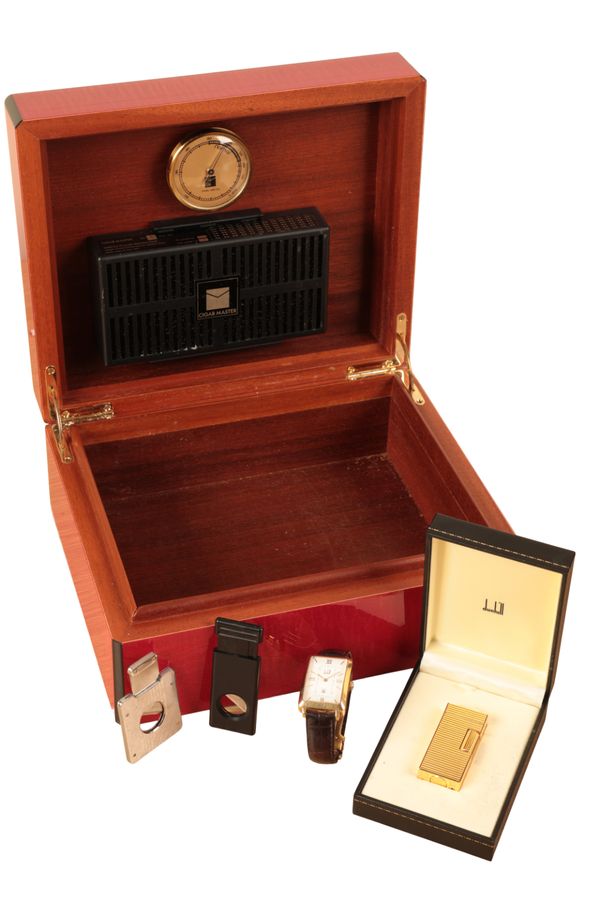 A RED SYCAMORE HUMIDOR