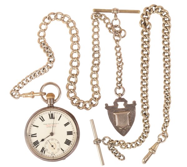 WEST END WATCH CO "IMPERATOR": A GENTLEMAN'S SILVER CASED POCKET WATCH