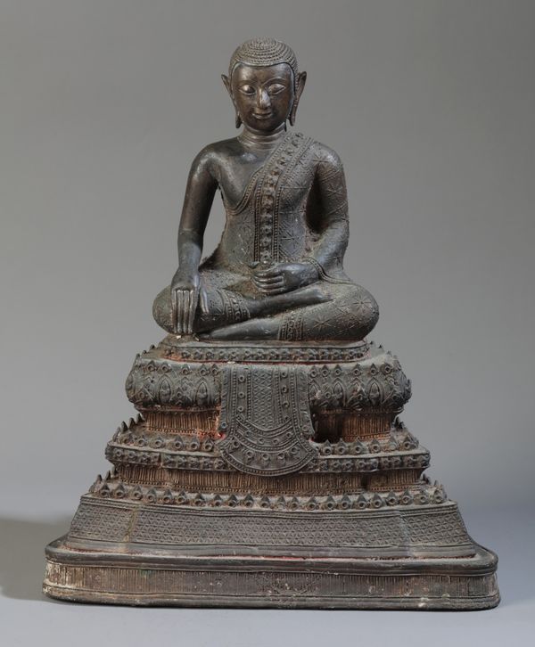 A THAI BRONZE BUDDHA