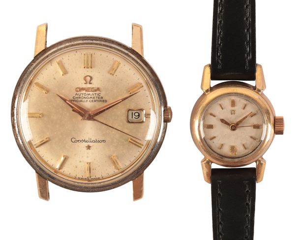 OMEGA CONSTELLATION: A GENTLEMAN'S STAINLESS STEEL AND GOLD-PLATED WRISTWATCH