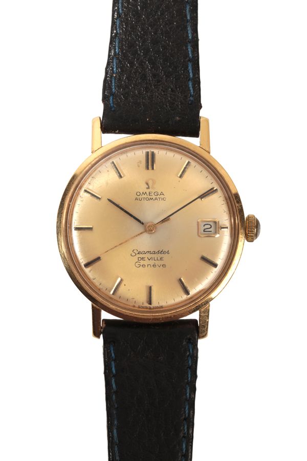 OMEGA SEAMASTER DE VILLE: A GENTLEMAN'S 18CT GOLD WRISTWATCH