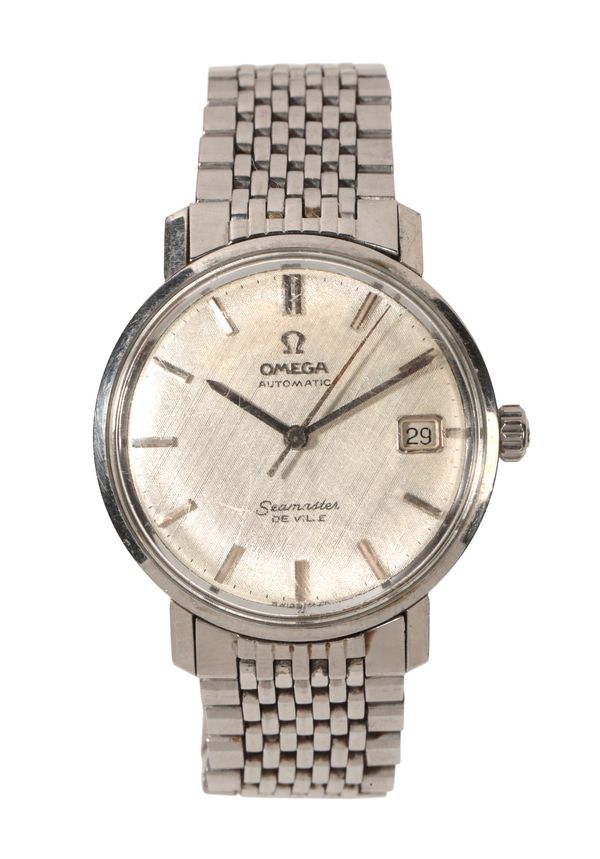 OMEGA SEAMASTER  DE VILLE: A GENTLEMAN'S STAINLESS STEEL BRACELET WATCH