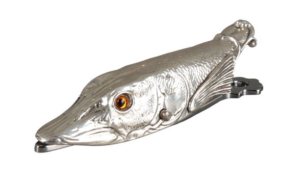 A PAPERCLIP IN THE FORM OF A PIKE'S HEAD