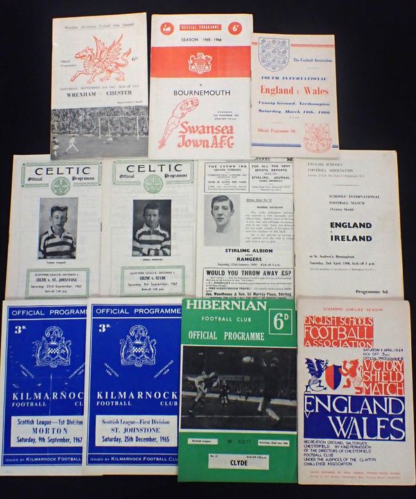 FIVE 1960s SCOTTISH FOOTBALL PROGRAMMES