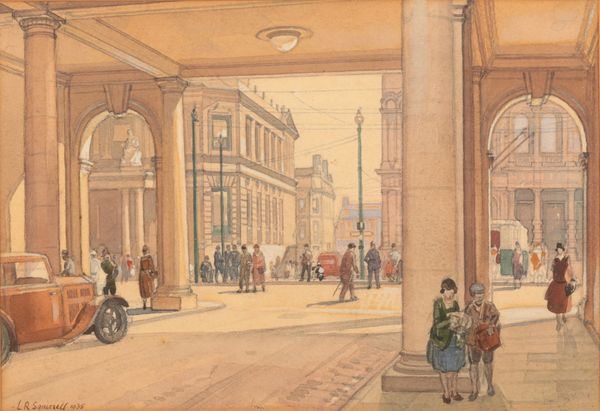 *LEONARD RUSSELL SQUIRRELL (1893-1979) 'Cornhill, Ipswich'