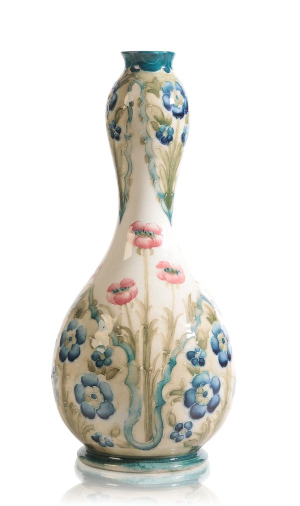 WILLIAM MOORCROFT FOR JAMES MACINTYRE & CO: A 'POPPY' PATTERN VASE