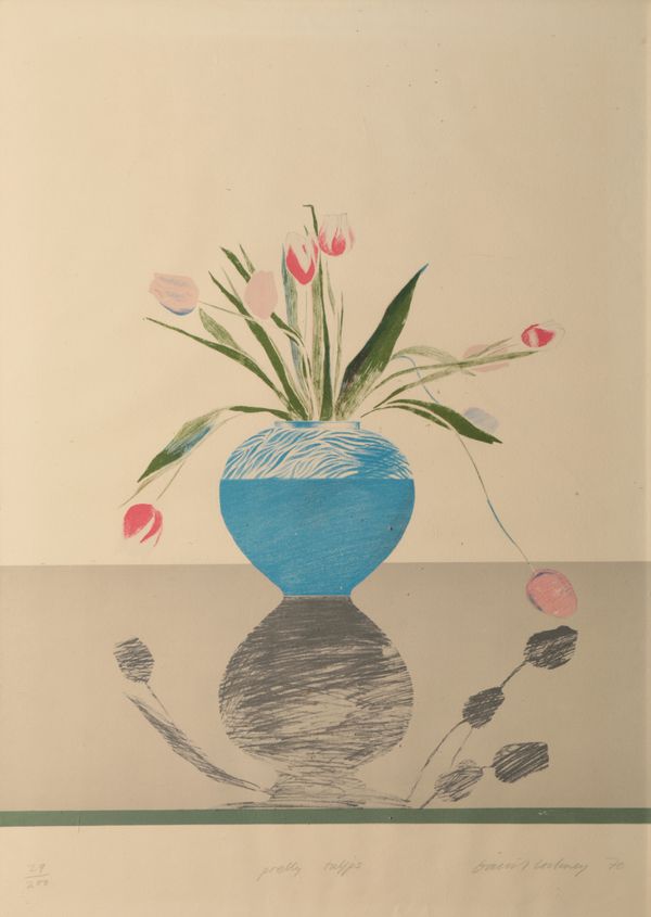 *DAVID HOCKNEY (b. 1937) 'Pretty Tulips'