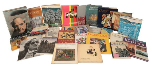 A QUANTITY OF ART REFERENCE BOOKS AND EPHEMERA