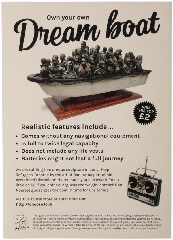 BANKSY: AN 'OWN YOUR OWN DREAMBOAT' FLYER