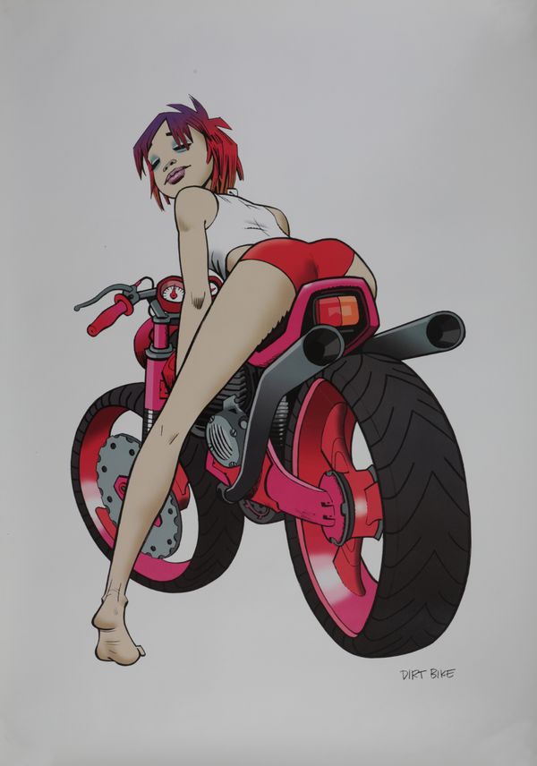 *JAMIE HEWLETT (b. 1968) 'Dirt Bike'