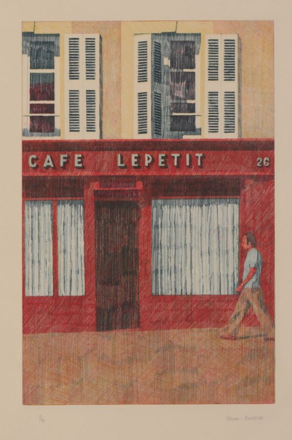 *ADRIAN BARTLETT (1939-2024) 'Café Lepetit'