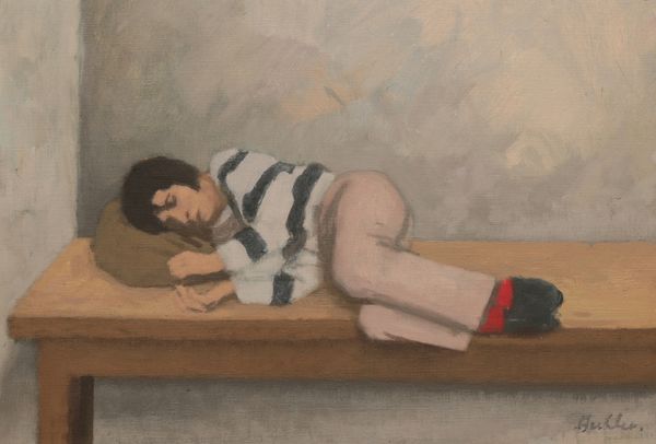 *ROBERT BUHLER (1916-1989) 'Boy Resting'