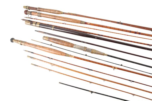 FOSTER OF ASHBOURNE: A THREE PIECE SPLIT CANE FLY ROD