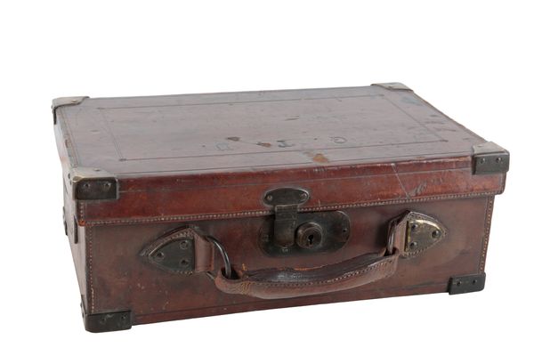 E. J. CHURCHILL OF LONDON: A LEATHER CARTRIDGE MAGAZINE
