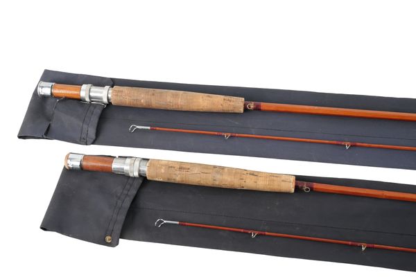 G. MAKER ESQ: A TWO PIECE SPLIT CANE TROUT FLY ROD