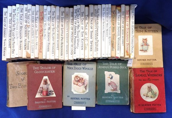 A COLLECTION OF BEATRIX POTTER BOOKS