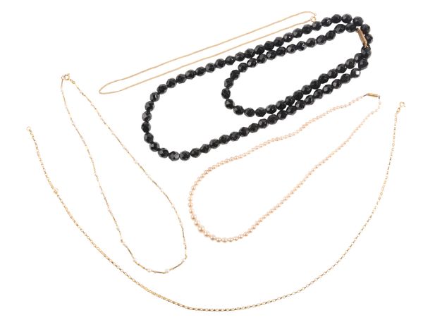 A COLLECTION OF NECKLACES