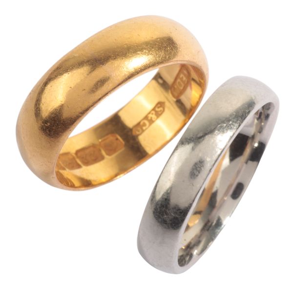 TWO WEDDING BANDS