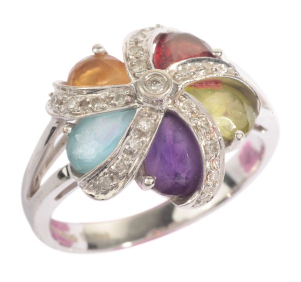 A GEM-SET RING