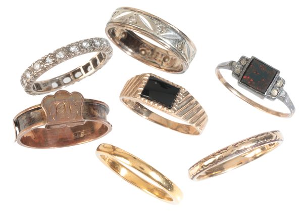 A COLLECTION OF RINGS