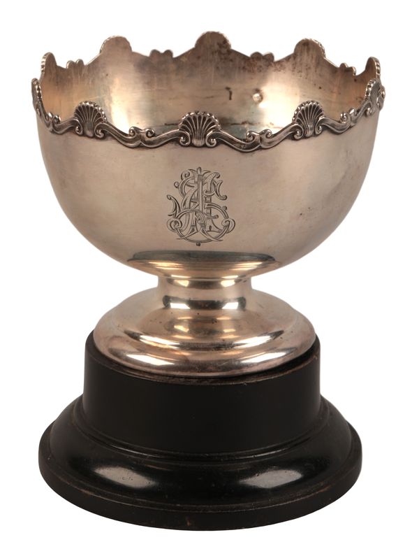 AN EDWARD VII SILVER MINIATURE MONTEITH
