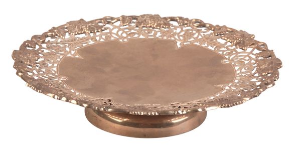 AN ELIZABETH II SILVER TAZZA