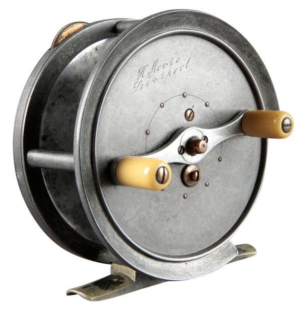 W H DINGLEY FOR H MOORE, LIVERPOOL 'THE NOVA SILEX': A 4 1/4" SALMON CASTING REEL