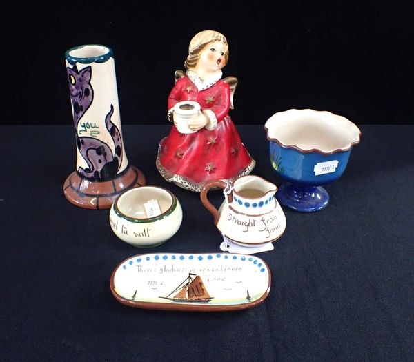 A  SMALL COLLECTION OF TORQUAY POTTERY