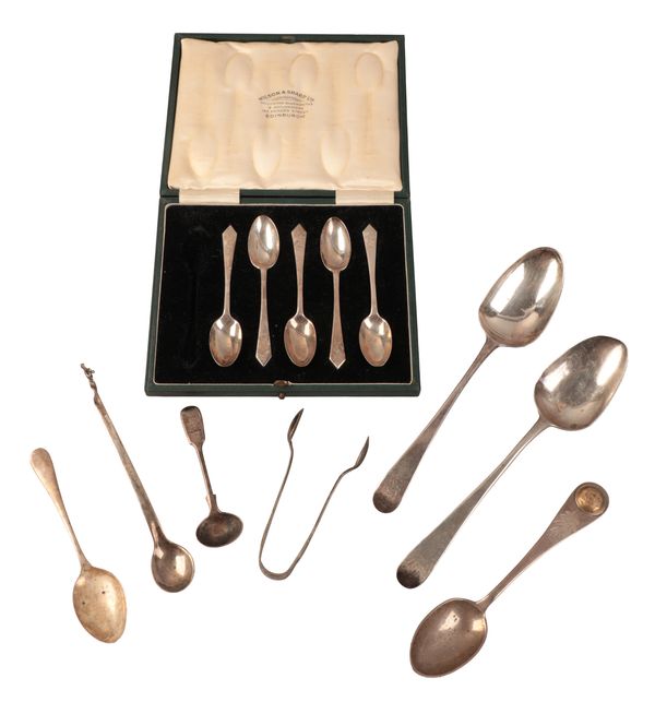 A QUEEN VICTORIA SCOTTISH SILVER REGIMENTAL SPOON