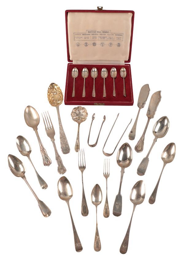 A GEORGE III SCOTTISH SILVER OLD ENGLISH PATTERN ‘BERRY’ SPOON