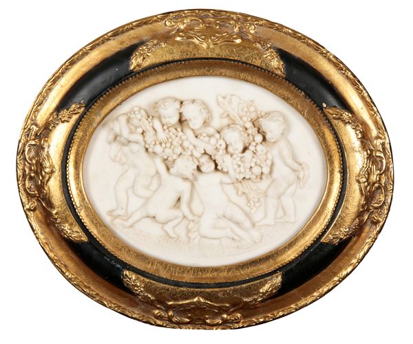 A COMPOSITE MARBLE PLAQUE