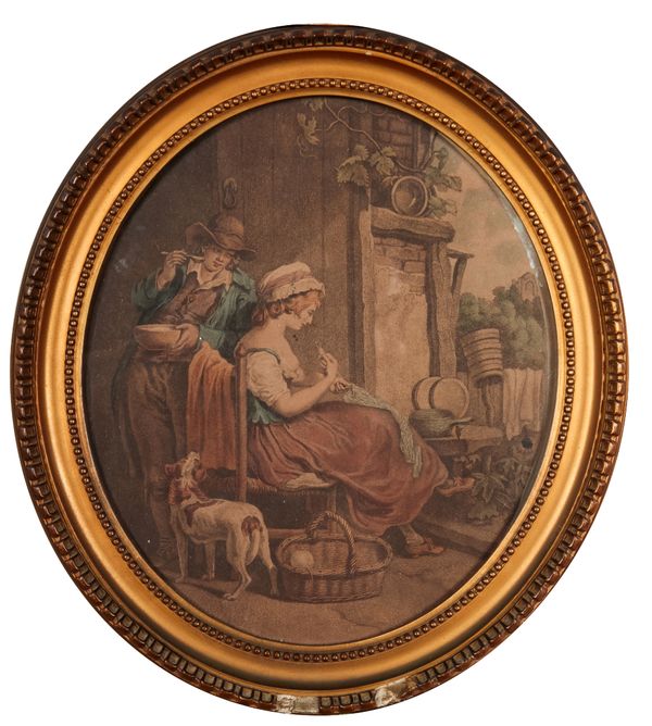 AFTER FRANCIS WHEATLEY (1747-1801) 'The Rustic Lover' and 'The Industrious Cottager'