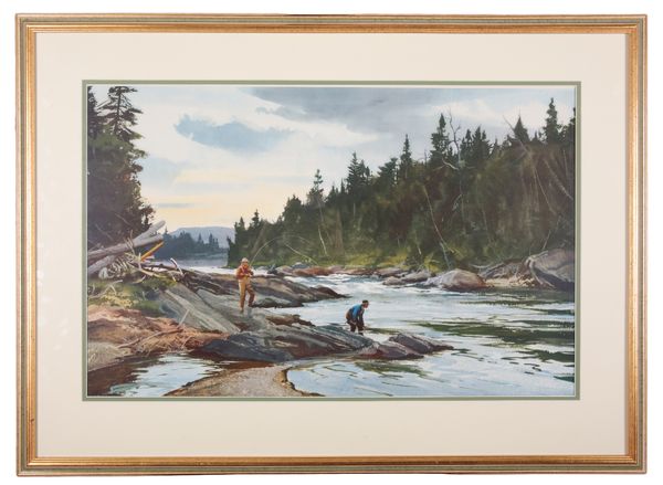 *OGDEN MINTON PLEISSNER (1905-1983) 'Grande River, Upper Malbaie'