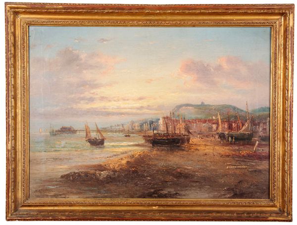 STEPHEN ARTHUR GALTON (1829-1904) 'Evening Hastings Beach'