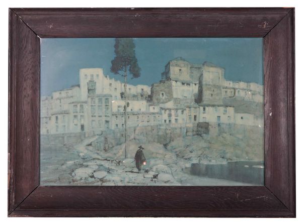 ALBERT MOULTON FOWERAKER (1873-1942) 'A Spanish Town'