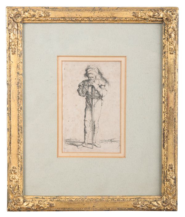 AFTER SALVADOR ROSA (1615-1673) Figure study with sword