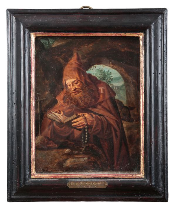 FOLLOWER OF DAVID TENIERS THE ELDER (1582-1649) A friar reading