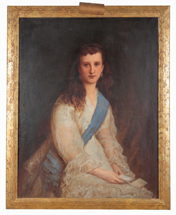 ENGLISH SCHOOL, LATE 19TH CENTURY Portrait of a young woman