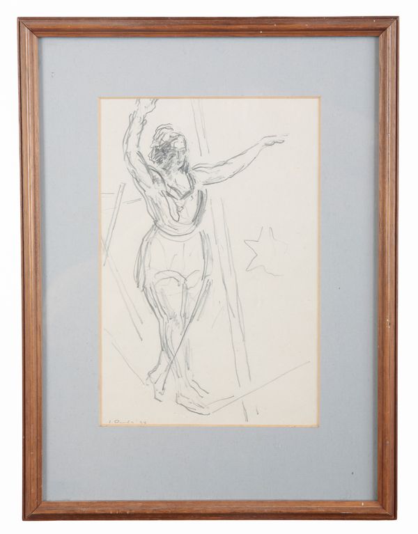 *ELSE PAULS (1886-1980) Study of a dancer