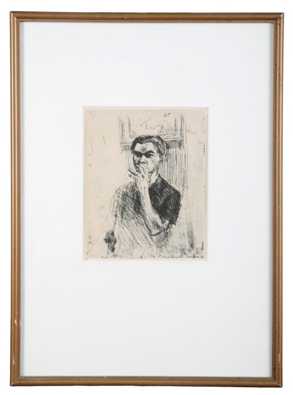 BIRGER LUNDQVIST (1910-1952) Self-portrait