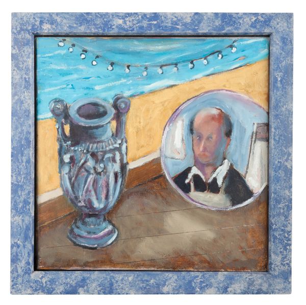 *GRAHAM SNOW (1948-2025) Study of a classical vase and the artist's reflection