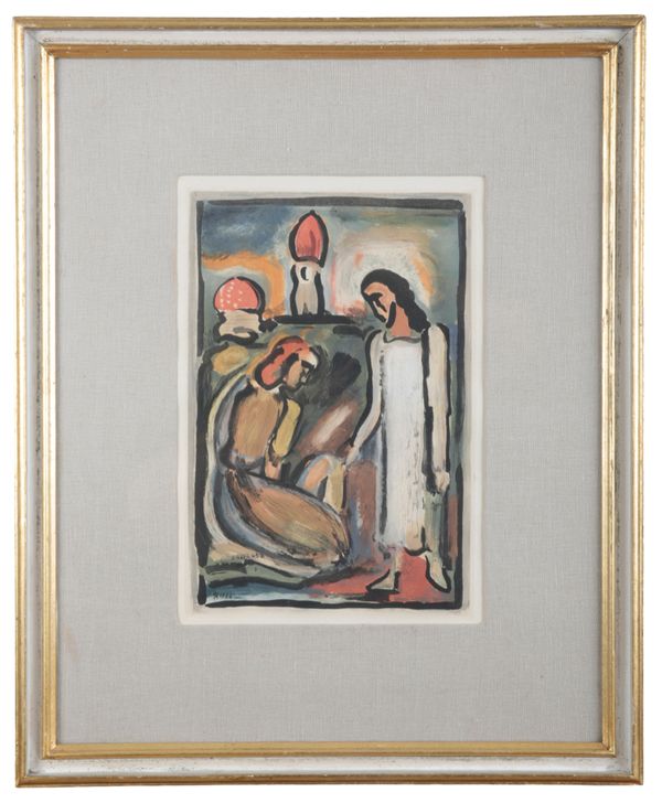 *GEORGES ROUAULT (1871-1958) Scene from 'The Passion'
