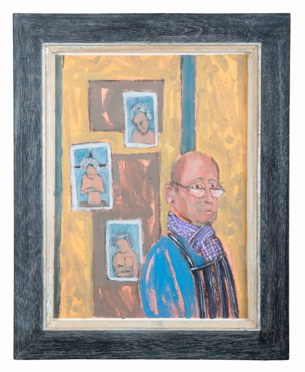 *GRAHAM SNOW (1948-2025) Self-portrait with haloed pictures